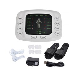 Elektrostimulátor EMS DIGITAL THERAPY XTK-7005 – prístroj s elektródami a papučami