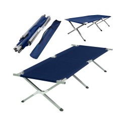Turistické lehátko TL-379 NAVY BLUE – skladacie lehátko a obal