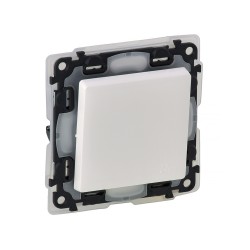 Vypínač jednopólový č.1 LEGRAND VALENA LIFE 752151 IP44 – biely jednopólový vypínač IP44