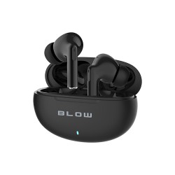 Bluetooth slúchadlá BLOW BTE600 – čierne slúchadlá v puzdre