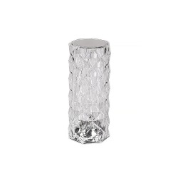 Krištáľová stolová LED lampa RGB RABALUX 76015 SIGGY – krištáľová lampa