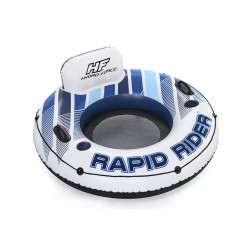 Nafukovací kruh BESTWAY 43116 Rapid Rider Ø 122 cm bielo-modrý – kruh